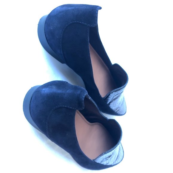 Derek Lam Snake Skin/Suede Loafer; Size 10 - Picture 3 of 11